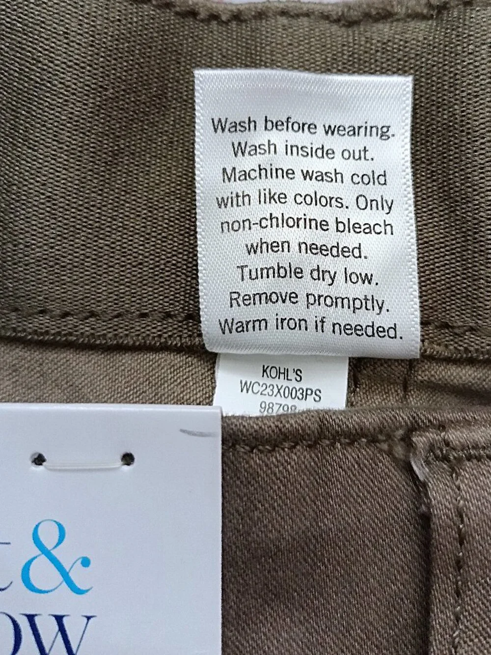 CROFT & BARROW Utility Ankle Pants. Plus Size 18W